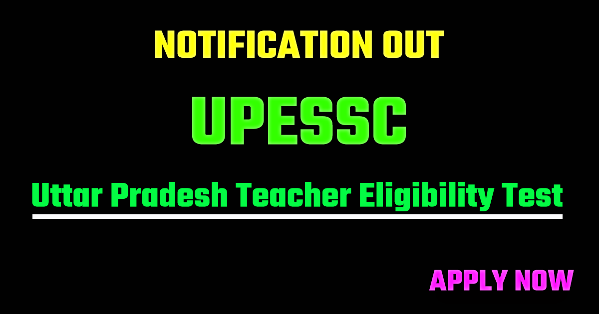 UPTET Online Form 2026