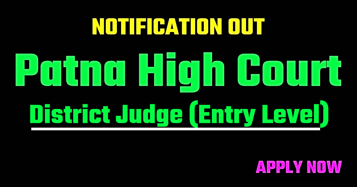 Patna High Court District Judge